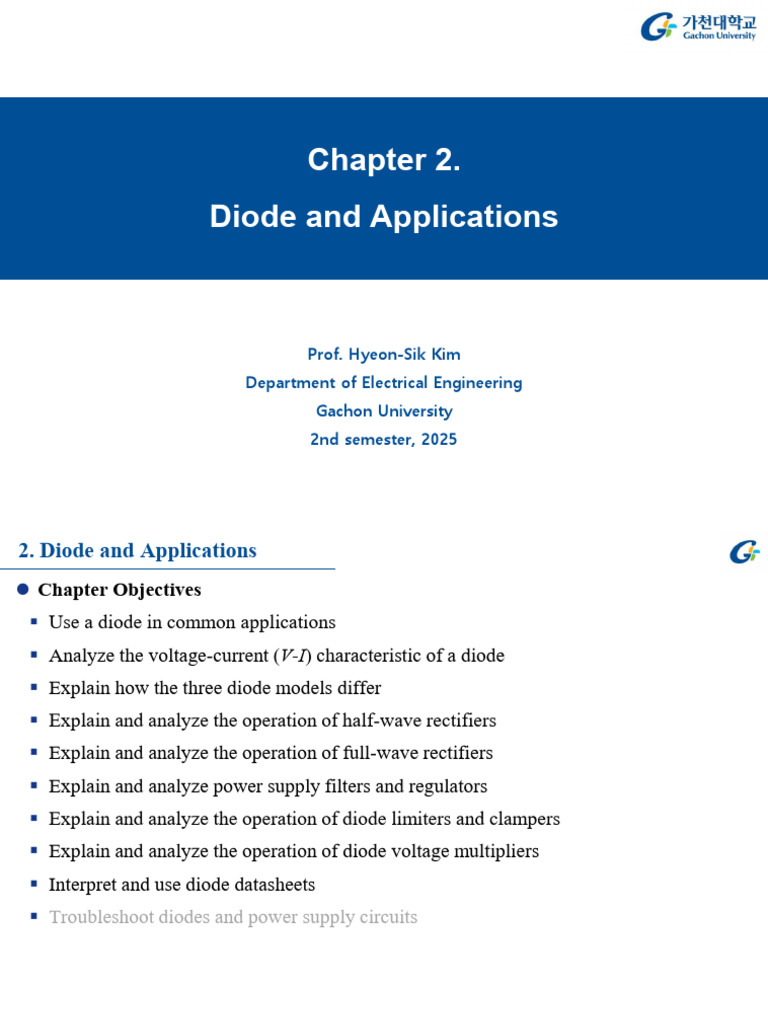 Diode Operation and Applications Guide | PDF | P–N Junction | Rectifier