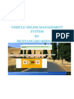 Vehicle Online Management System BY Munyangaro Bernard