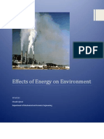 Effects of Energy on Environment