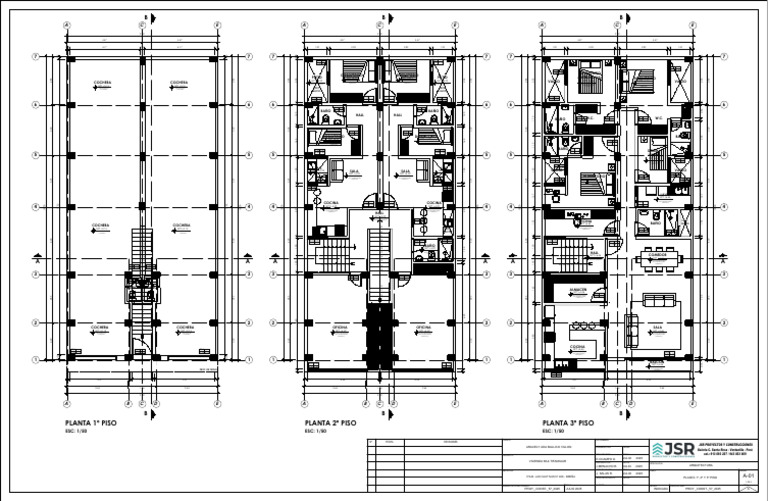 Planos de Vivienda Multifamiliar | PDF