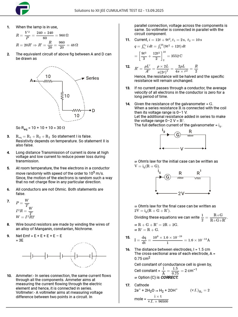 Electrical Concepts and Calculations Guide | PDF | Electrical ...
