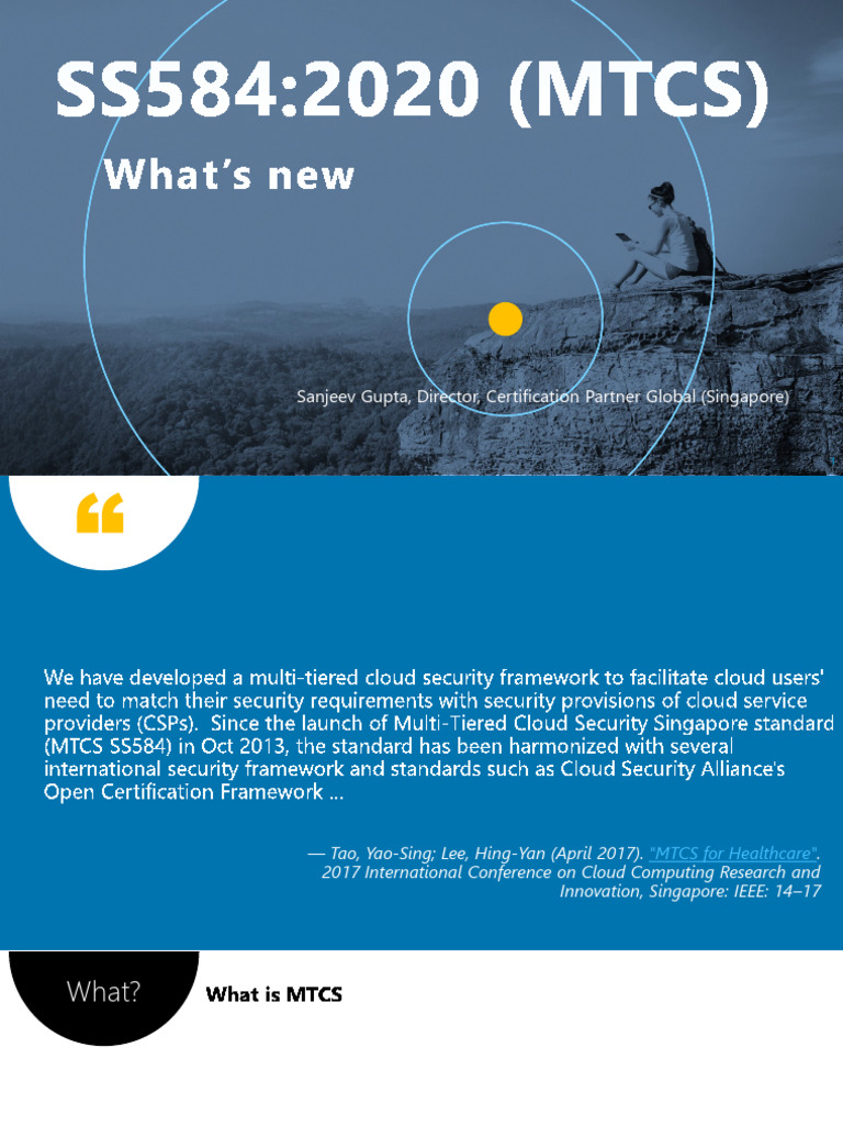 MTCS 2020 - What's New | PDF | Computing
