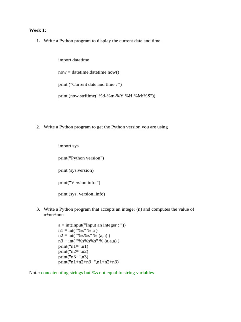 Week 1 | PDF