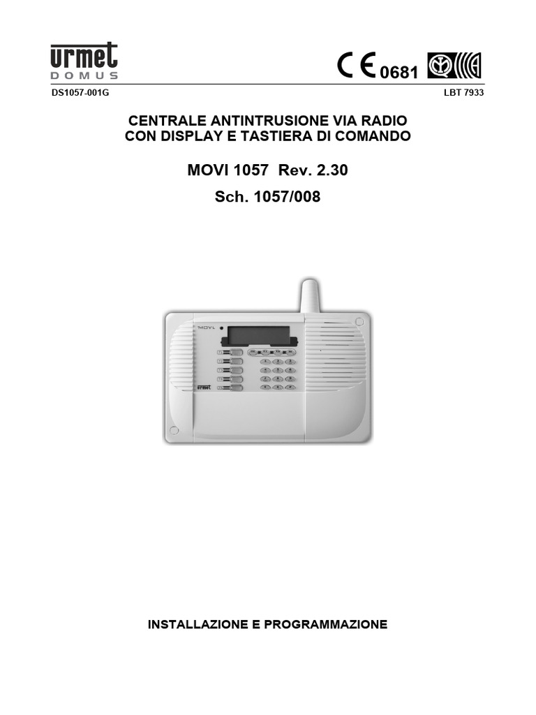 1057 Ins 100 Installation Manual-control Panel Ds1057-001g 204328 | PDF ...
