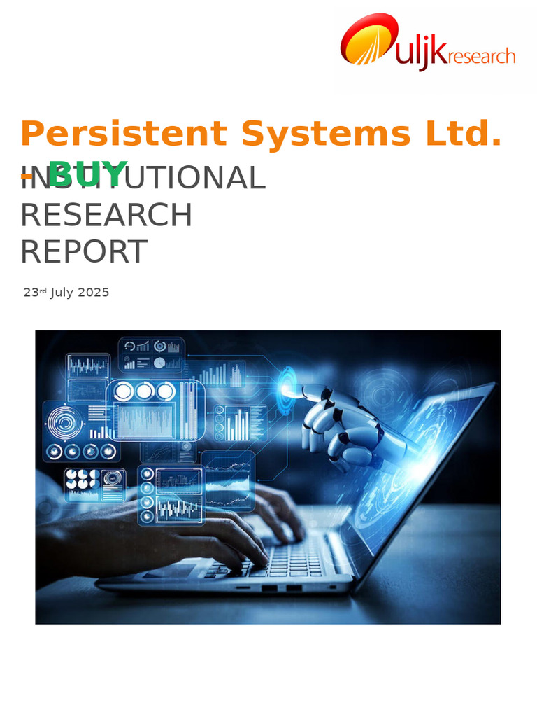 ULJK Sees 13.7% Upside in Persistent System LTD | PDF | Business ...