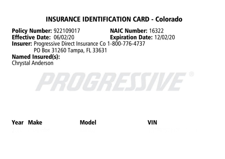InsuranceIDCard 1 | PDF
