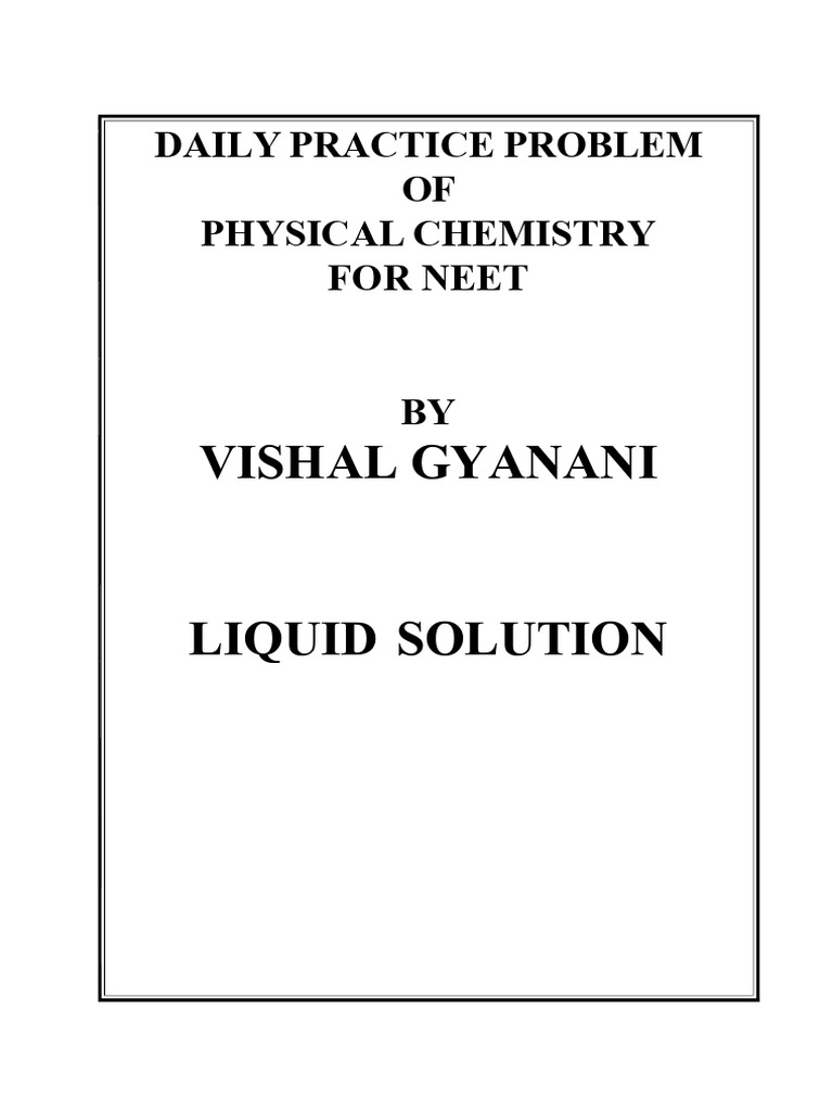 Liquid Solution 250913 123914 | PDF | Vapor | Chemical Substances