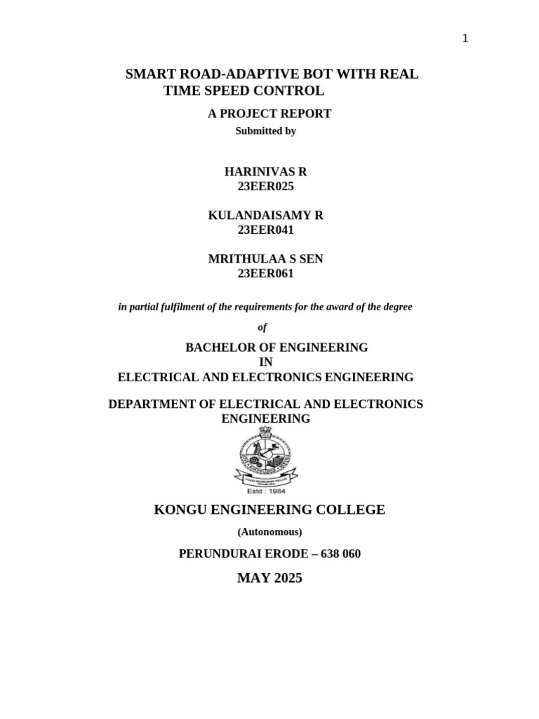 4th Sem Mini Project Final Report | PDF | Automation | Arduino