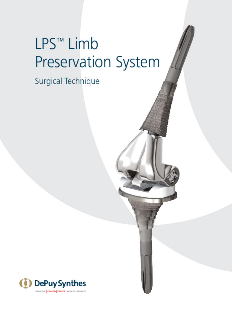 DePuy LPS Distal Femoral Replacement Guide | PDF | Hip | Surgery