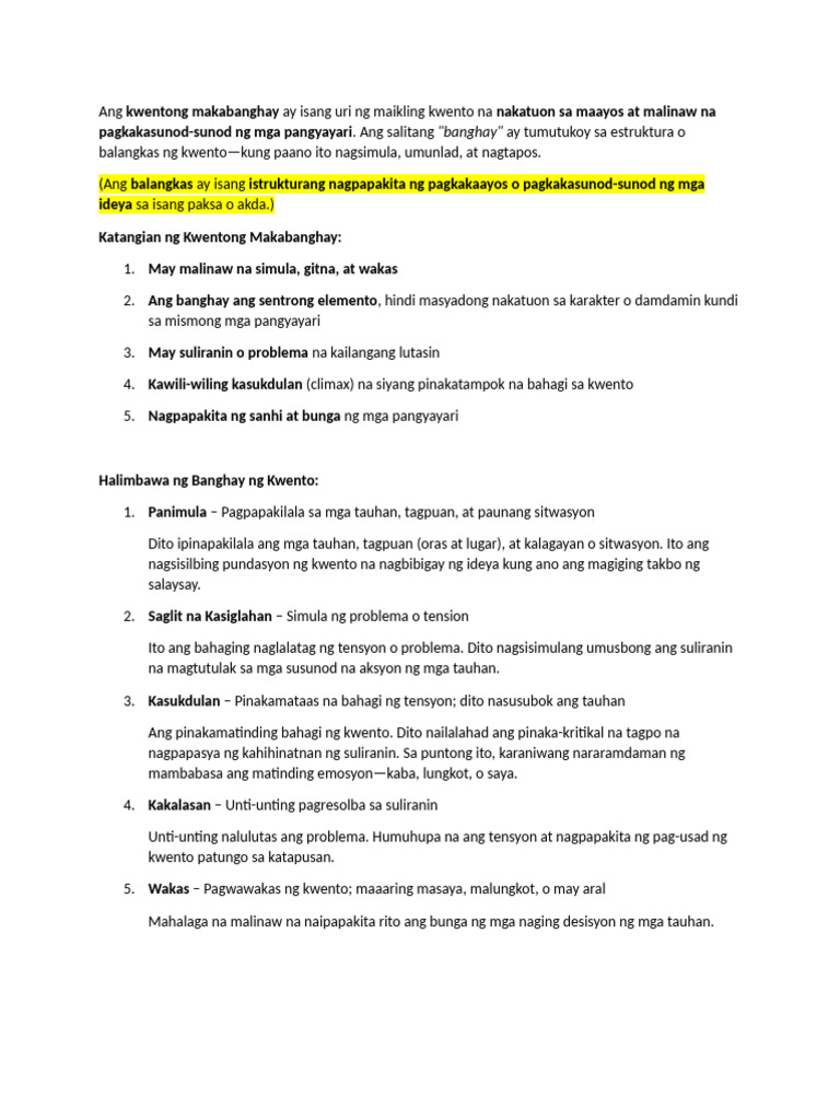 Filipino Assignment | PDF