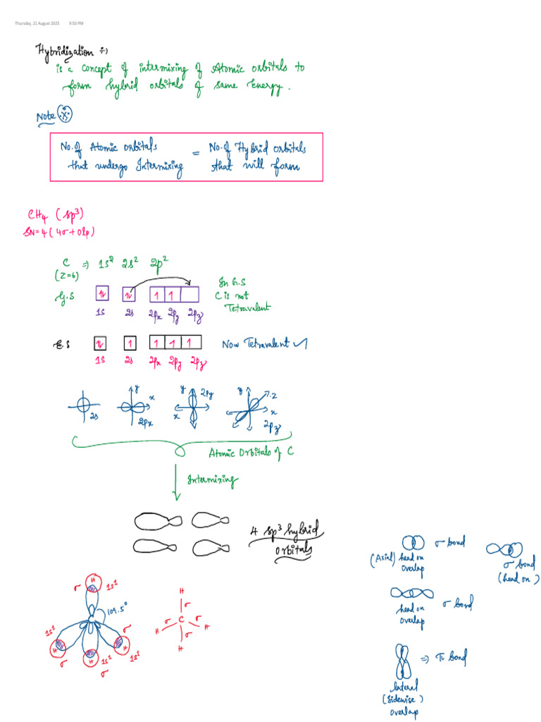 Hybridization 1 | PDF