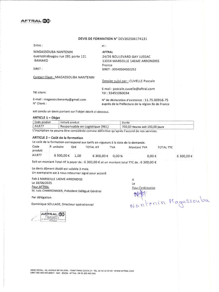Devis Signã© | PDF