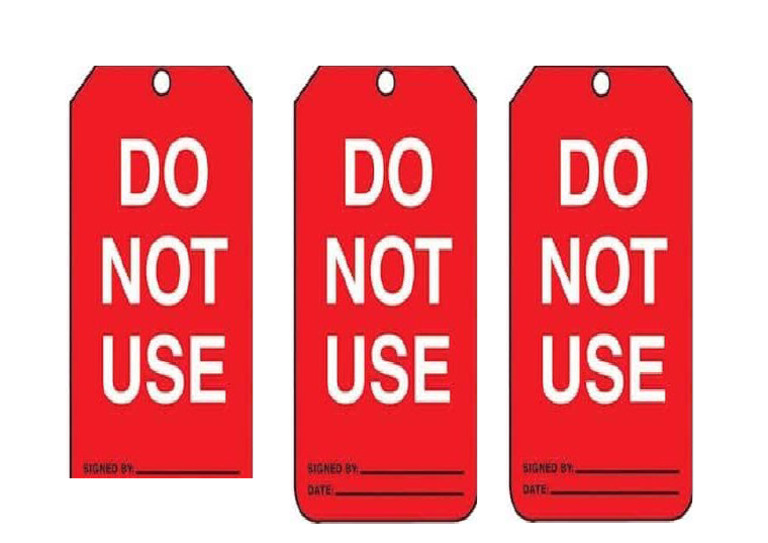 Scaff Tag Red | PDF