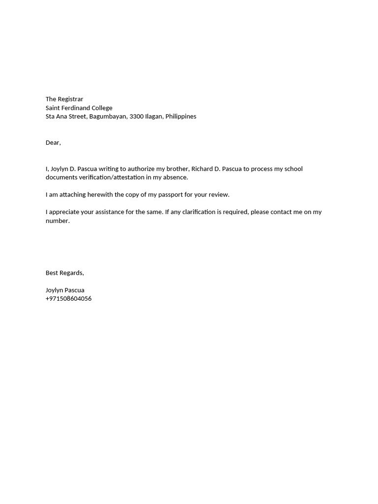 Authorization for Document Processing | PDF