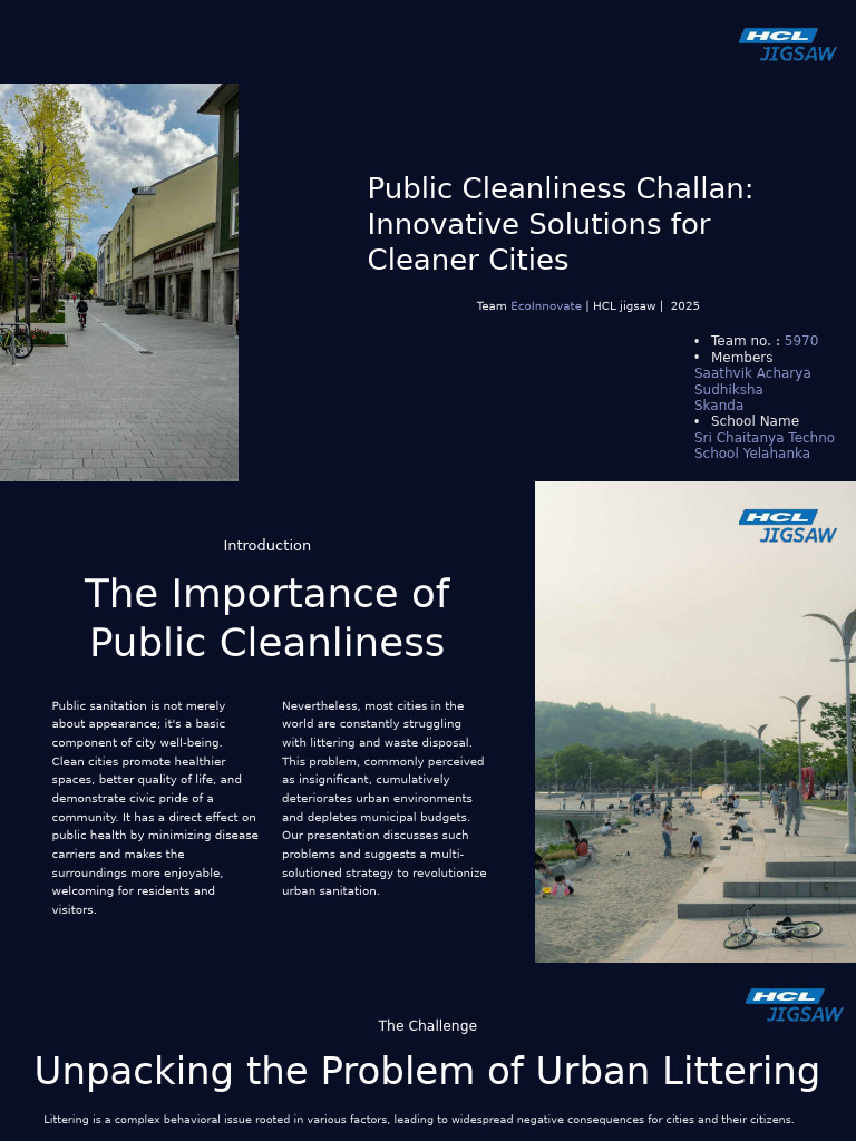 Innovative Cleanliness Solutions for Cities | PDF | Waste Management ...