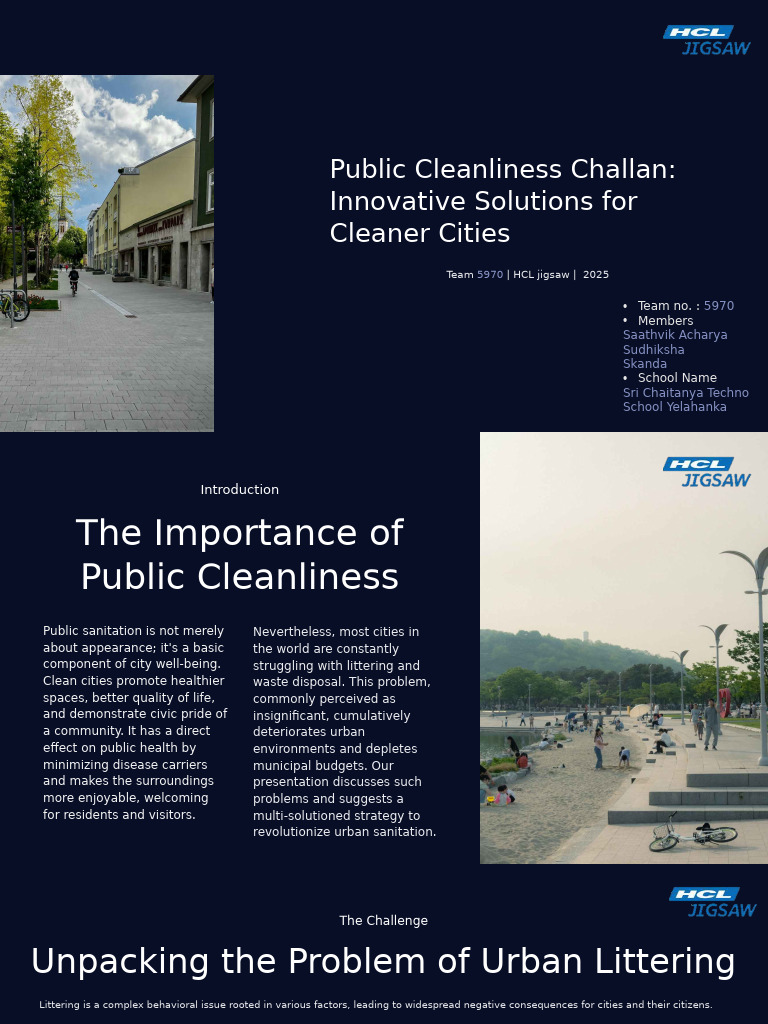 Public Cleanliness Solutions for Cities | PDF | Sanitation | Waste ...