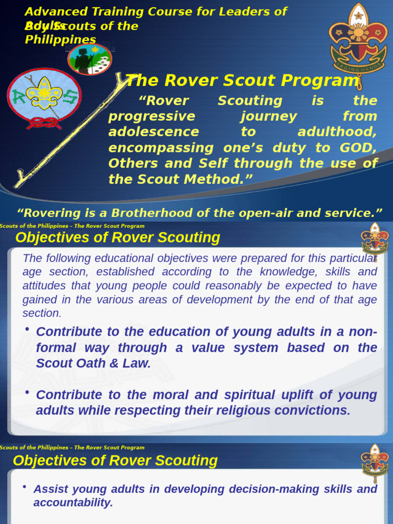 Rover Scout Program Overview | PDF | Scouting