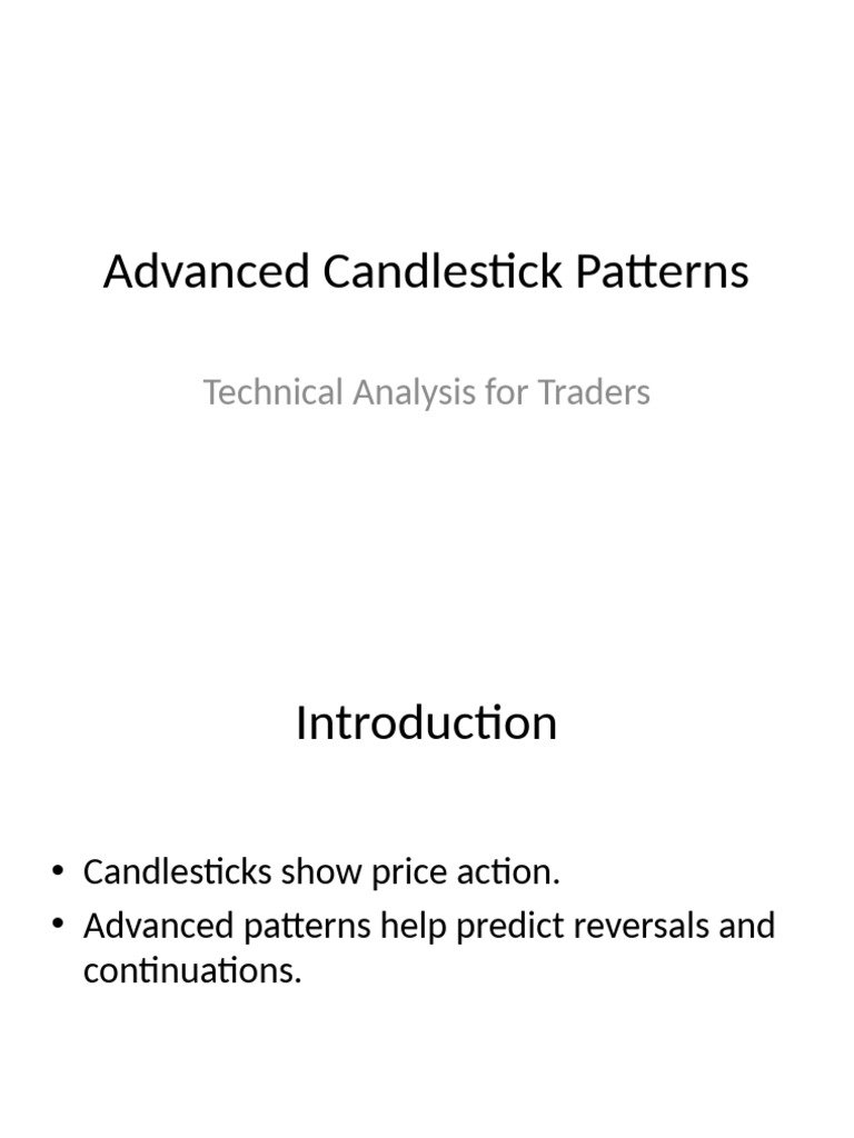 Advanced Candlestick Patterns Guide | PDF