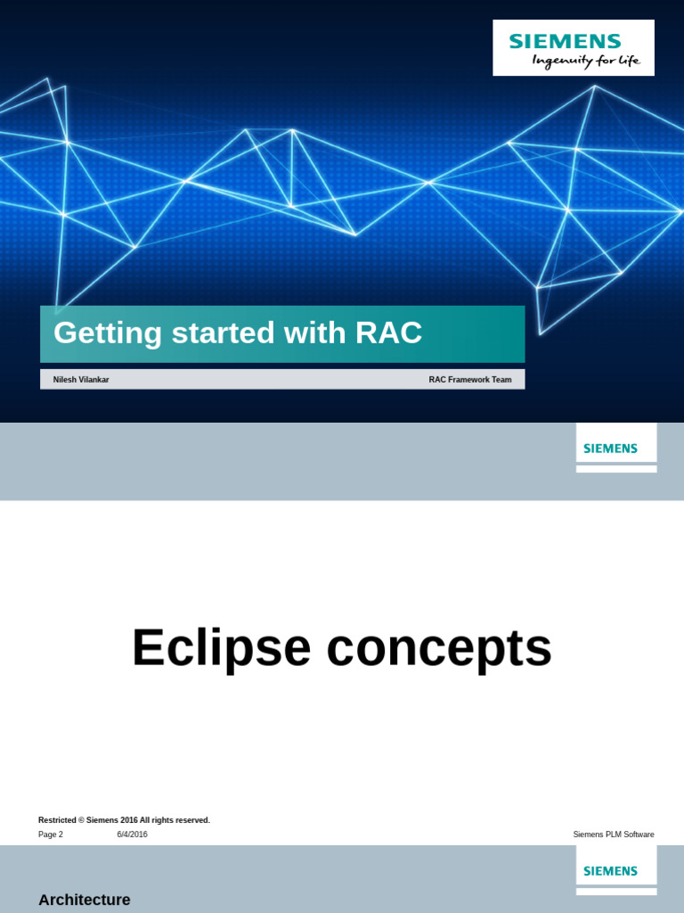 Introduction to RAC Framework Essentials | PDF | Eclipse (Software ...