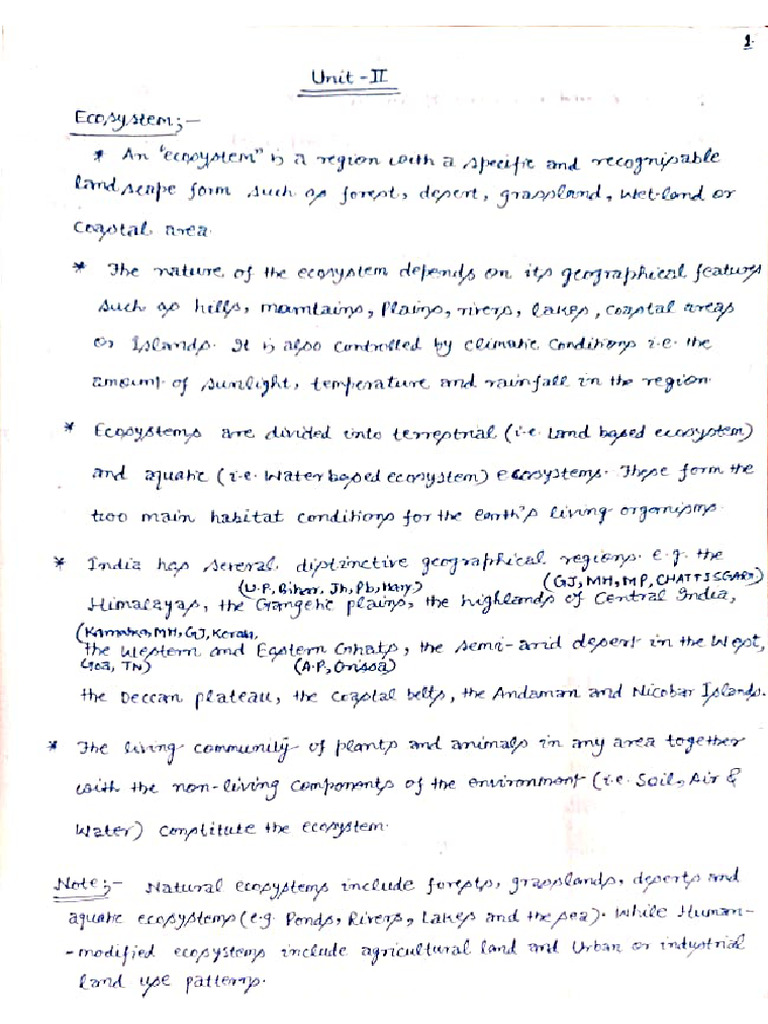 Evs Unit 2 | PDF