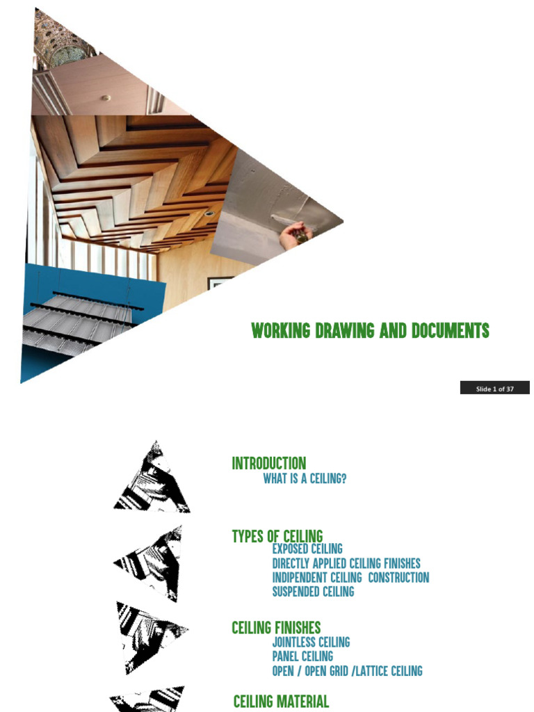 Reflected Ceiling Plan | PDF | Ceiling | Fibers