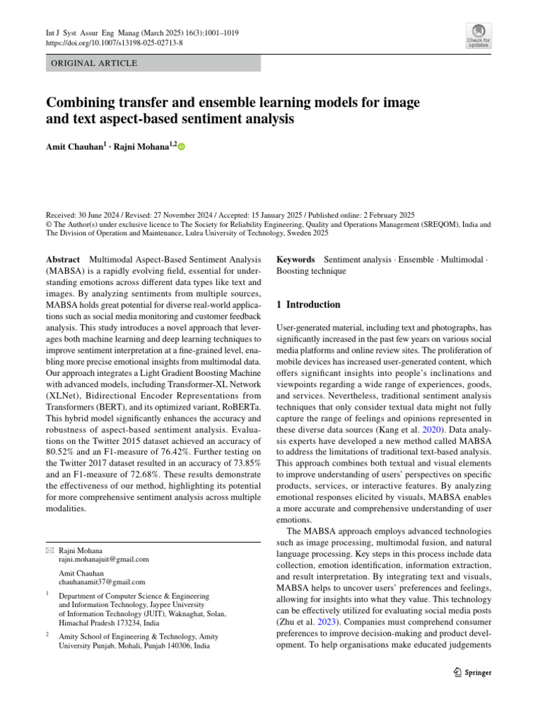 2025-Springer-Combining Transfer and Ensemble Learning Models For Image ...