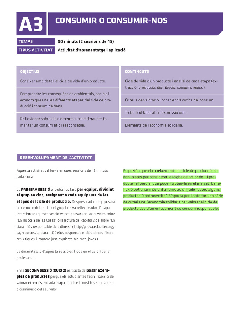 Activitat 3 Cat | PDF