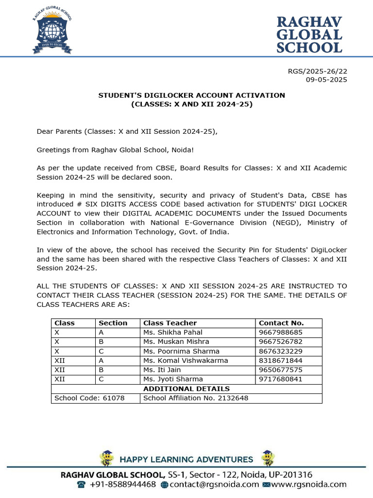 Activate CBSE DigiLocker for Students | PDF | Internet | Cyberspace