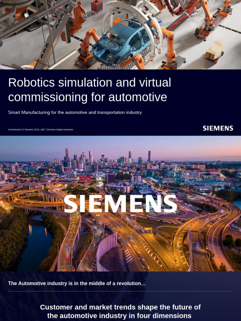Virtual Commissioning in Automotive Robotics | PDF | Simulation ...