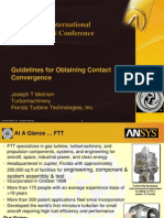 2008 Int ANSYS Conf Guidelines Contact Convergence