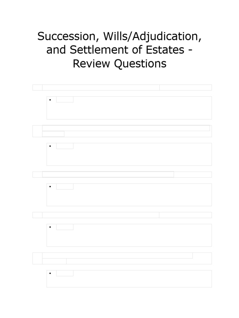 Islamic Inheritance Law: Key Concepts and Rights | PDF | Will And ...