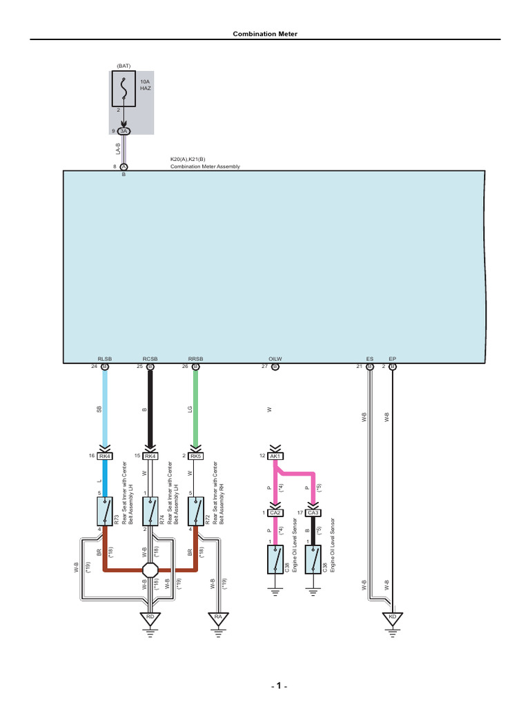 Combination Meter Assembly Overview | PDF | Electrical Engineering ...