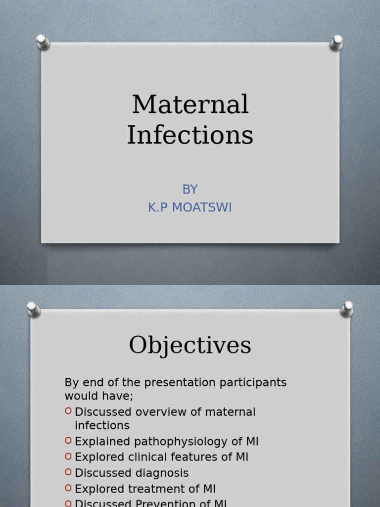 Overview of Maternal Infections | PDF | Maternal Death | Breastfeeding