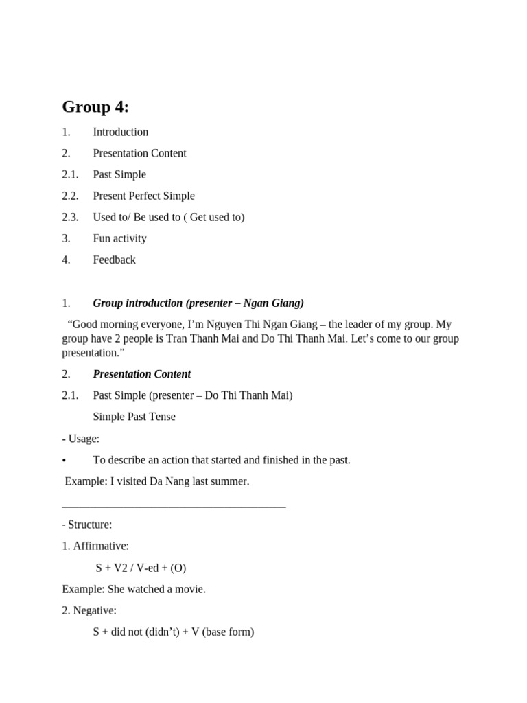 Group 4 | PDF