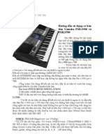 Hướng dẫn sử dụng đàn organ Yamaha