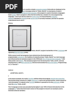 History and Variations of "Hello, World!" | PDF | Computer Programming ...