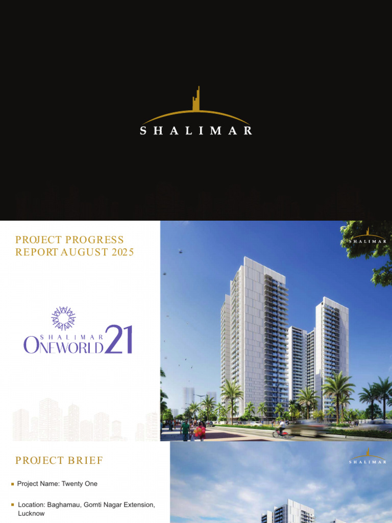 Twenty One Project Progress Report August 2025 | PDF