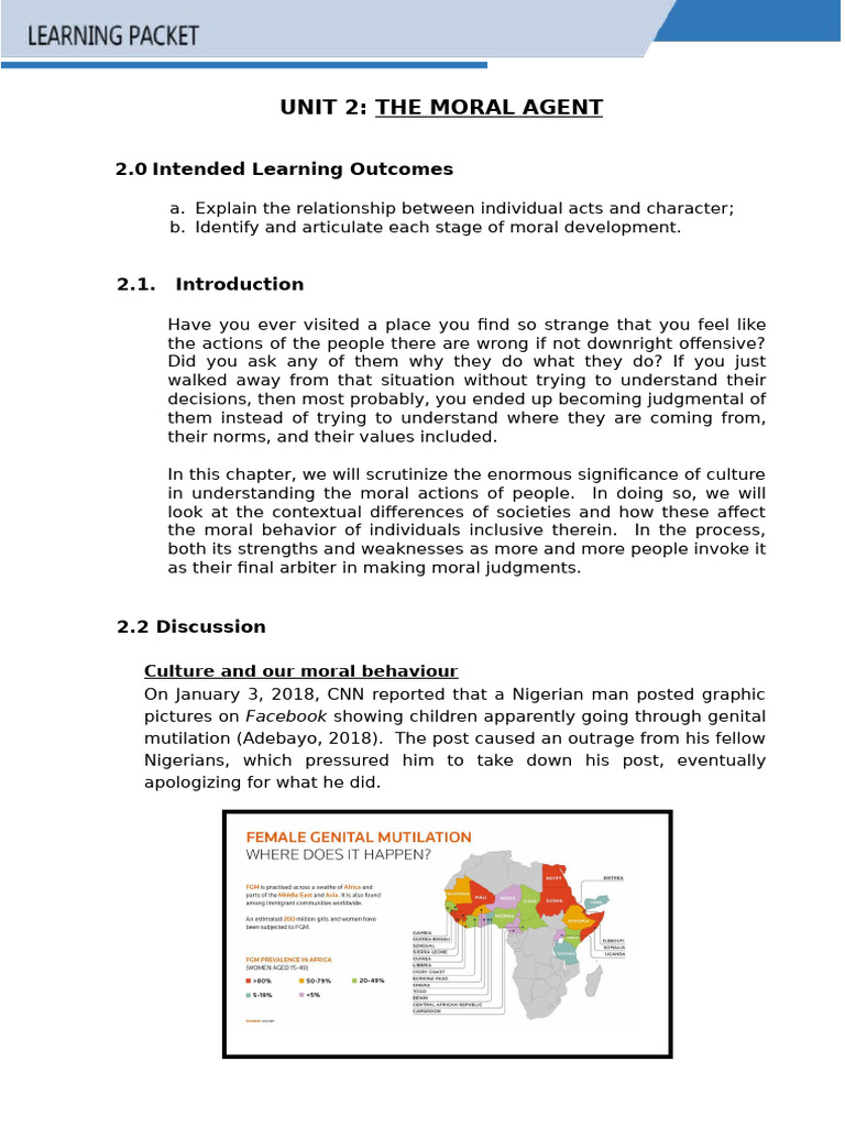Culture's Impact on Moral Behavior | PDF | Adolescence | Morality