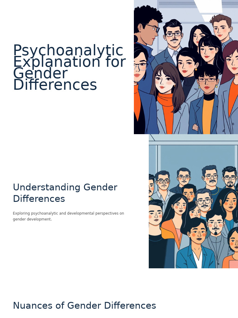 Psychoanalytic Insights on Gender Differences | PDF | Psychoanalysis ...
