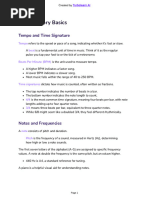 Basic Music Theory for Beginners Guide | PDF