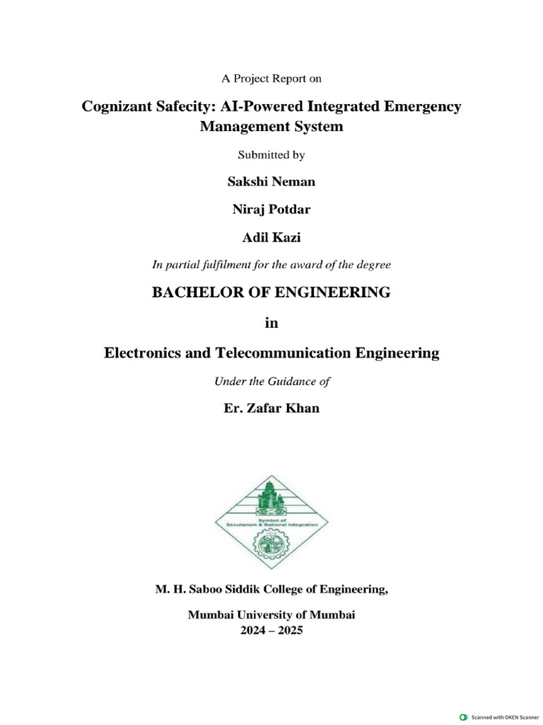 Sem 7 Front Pages | PDF