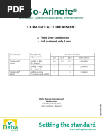 SMPC Co Arinate Adult JNa.2018.03 | PDF | Malaria | Pharmacology