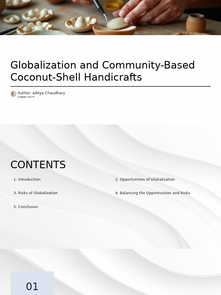 Globalization's Impact on Coconut Crafts | PDF | Crafts | Globalization