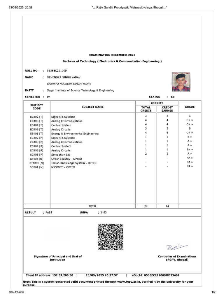 4th Sem | PDF
