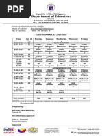 Grade 2 Matatag Class Program 2025-2026 | PDF