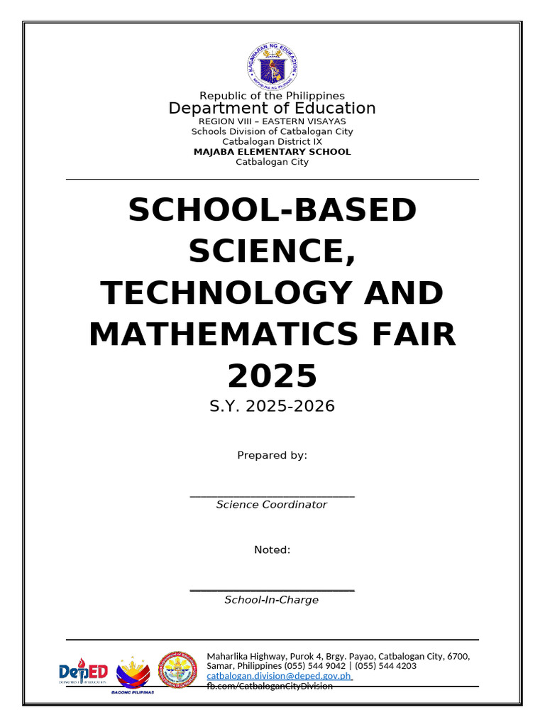 Majaba Elementary STEM Fair 2025 Report | PDF | Chess Theory | Chess