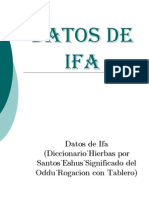 Datos esenciales de Ifá