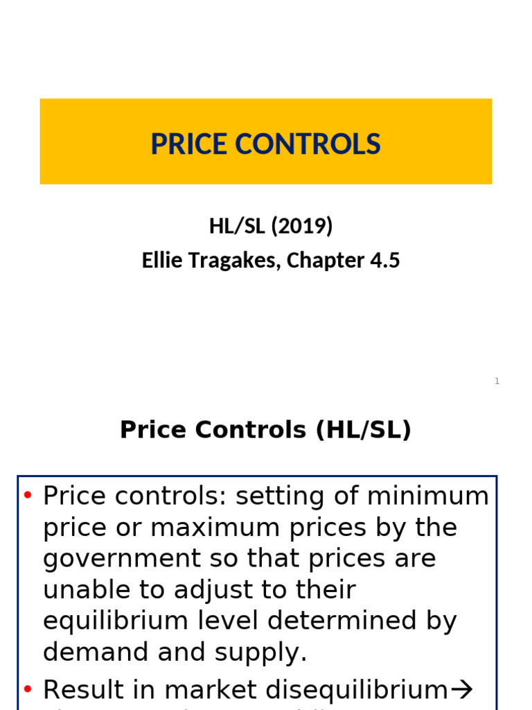 Understanding Price Controls and Their Effects | PDF | Economic Surplus ...