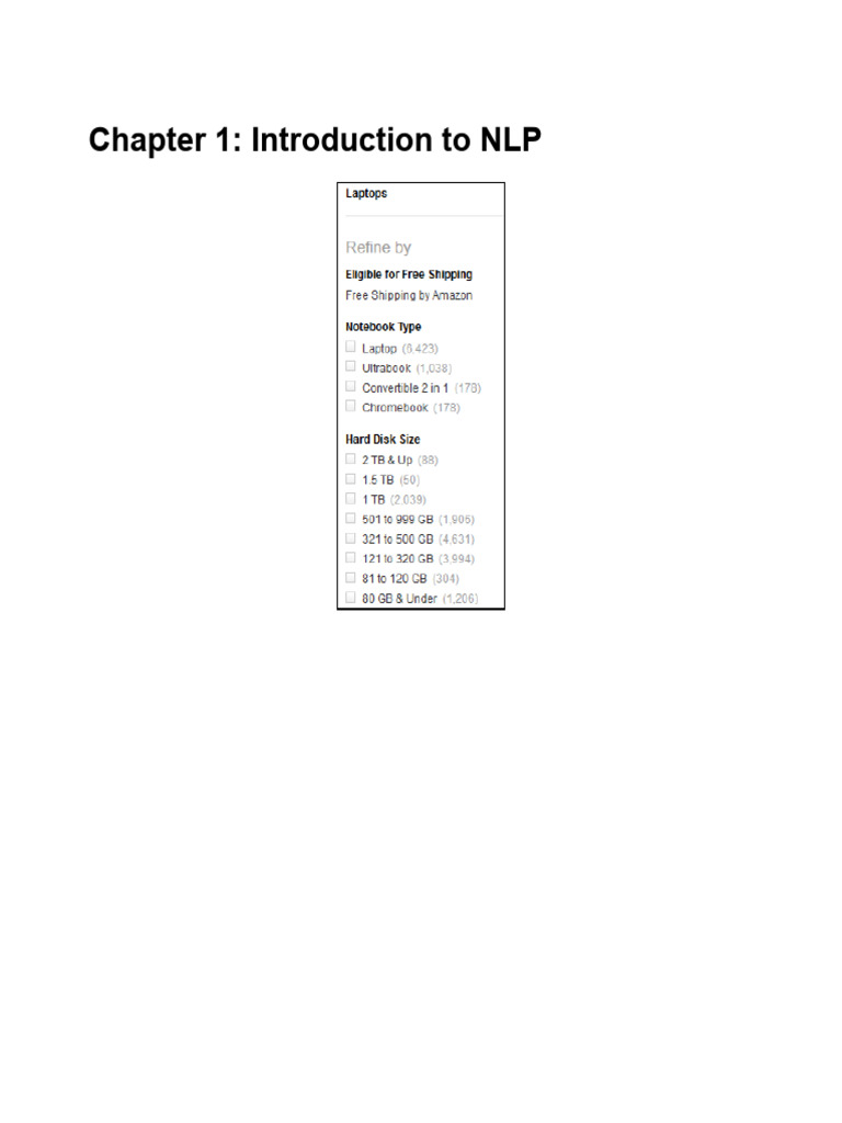 Chapter 1: Introduction To NLP | PDF