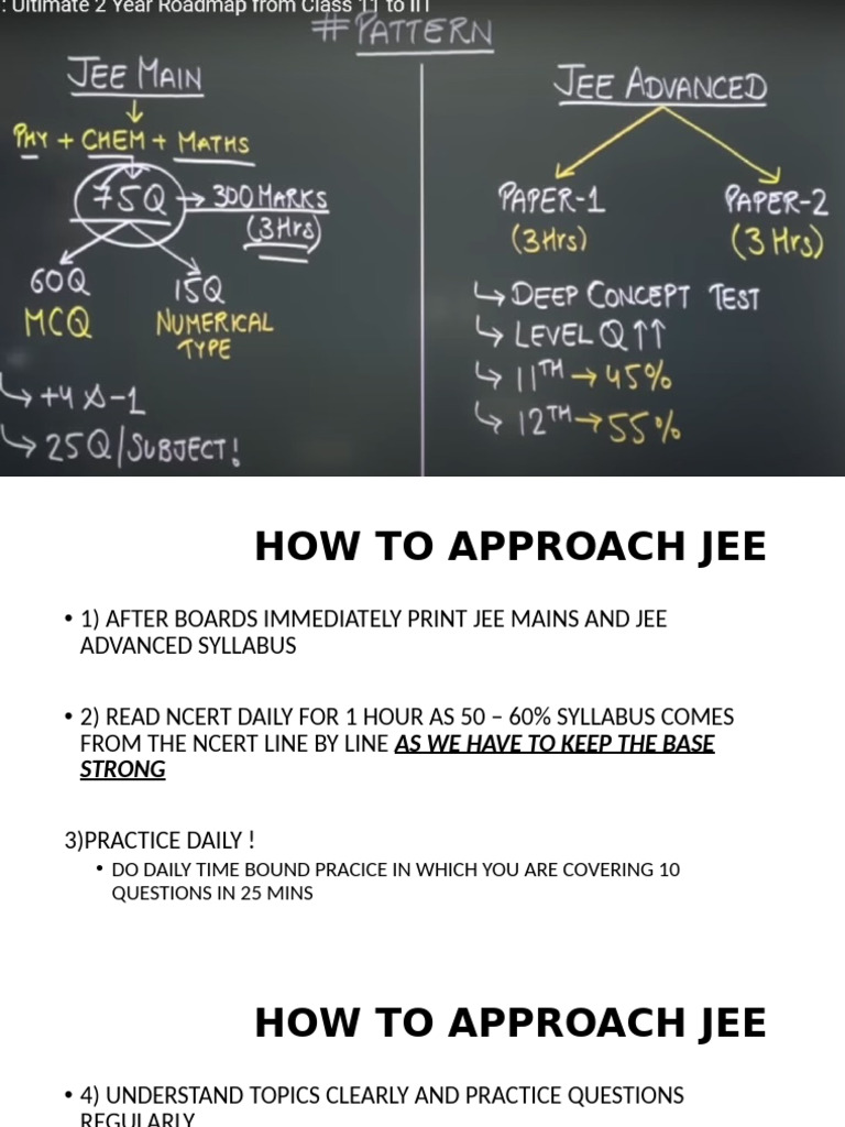 JEE Preparation Guide and Resources | PDF
